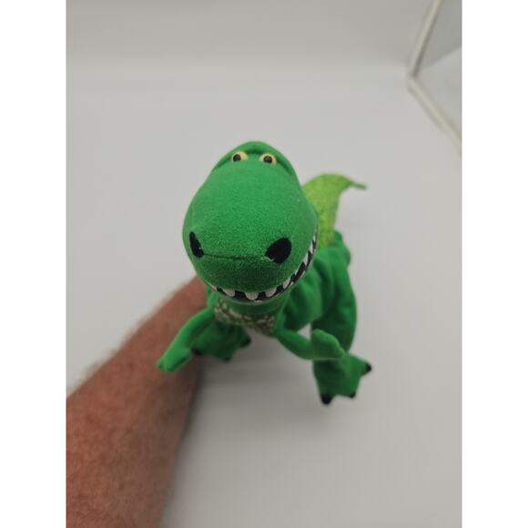 Burger King Toy Story Rex Dinosaur Hand Puppet Plush Stuffed Animal Disney Pixar - Picture 2 of 9